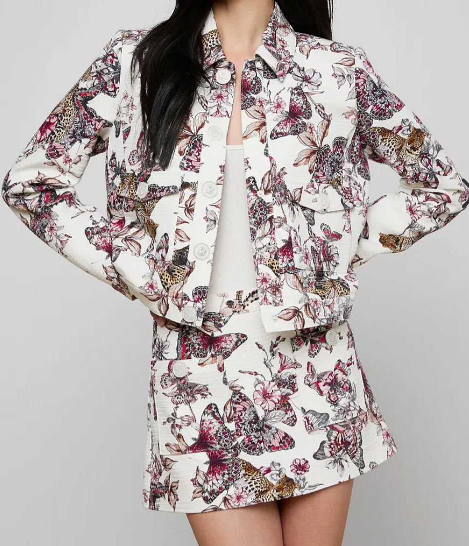 L'AGENCE nyx cropped jacket