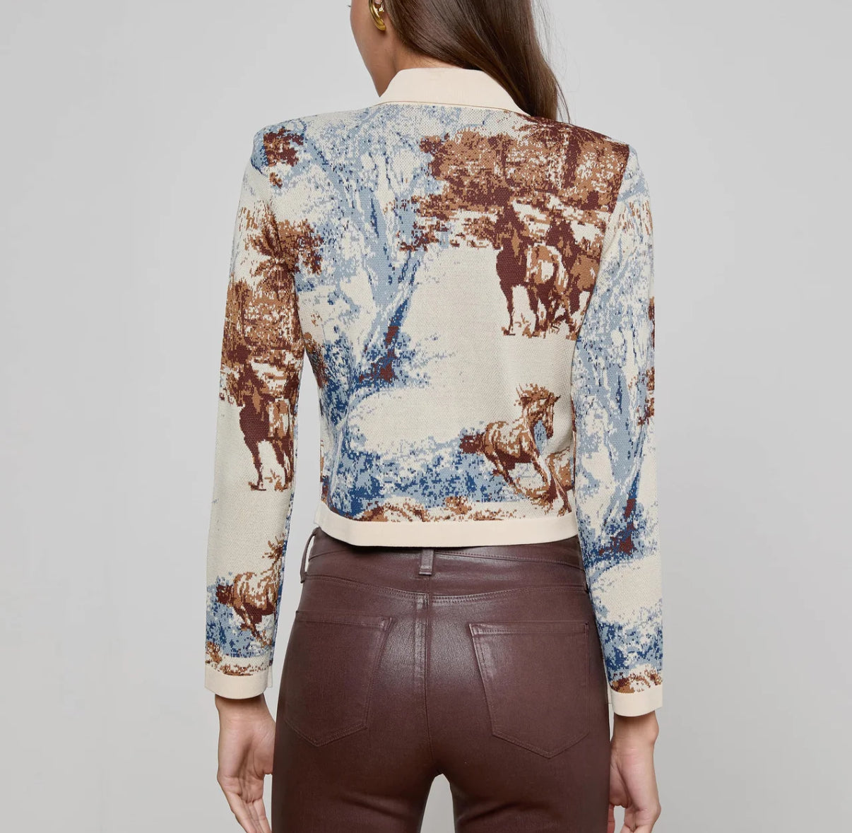 L’AGENCE Osiris Jacquard Cardigan