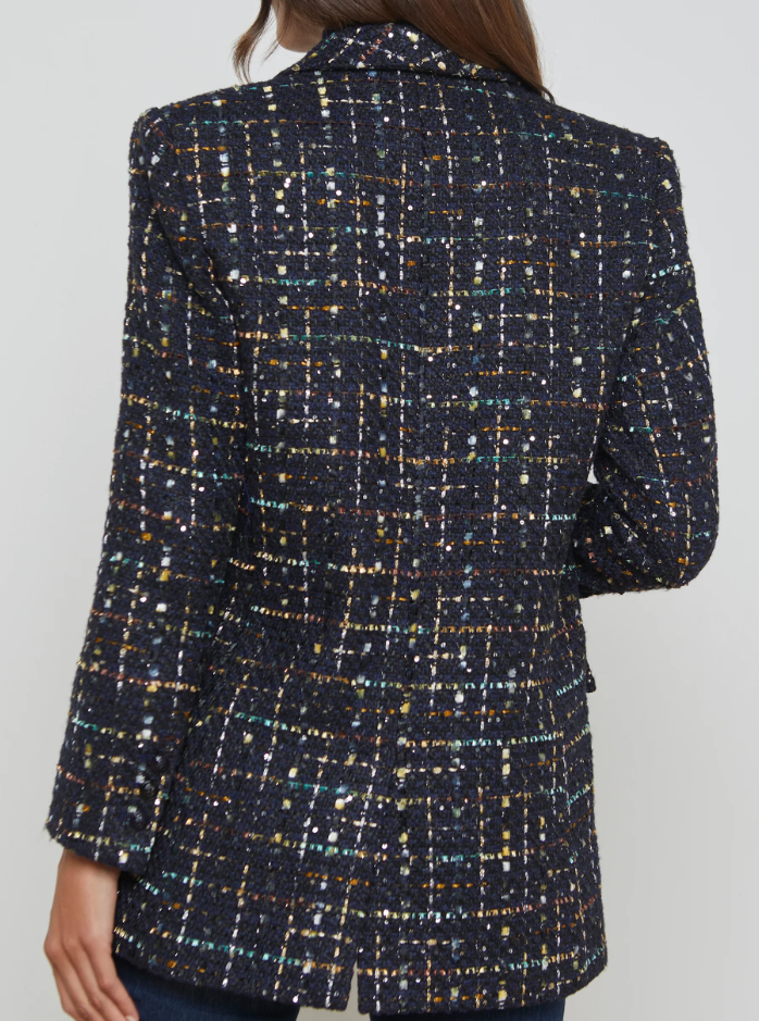 L'AGENCE jayda tweed blazer