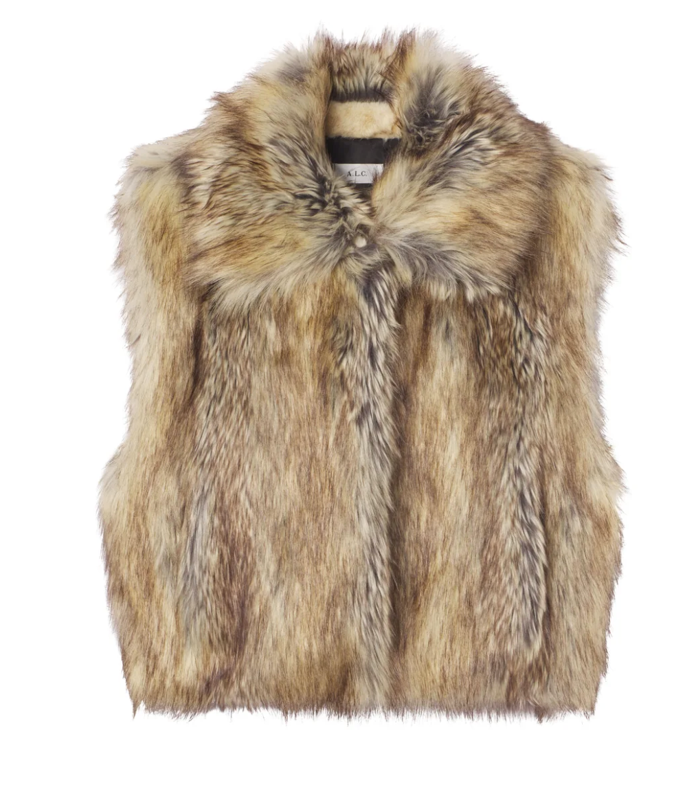 A.L.C. naya fur vest