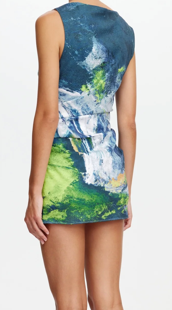 Acler inkford mini dress