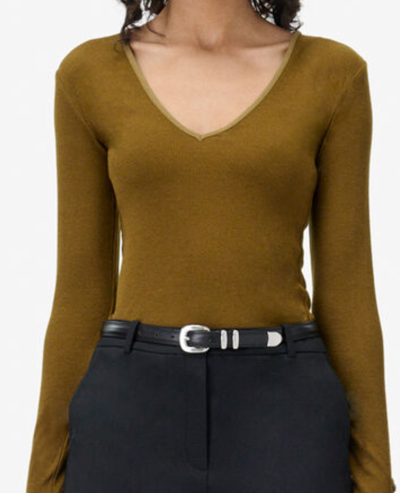 IRO rory ribbed shirt