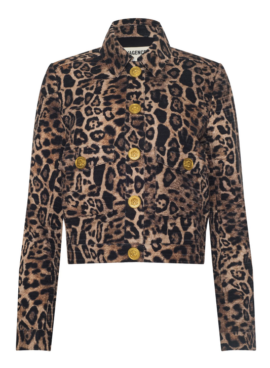 L'AGENCE nyx cropped jacket