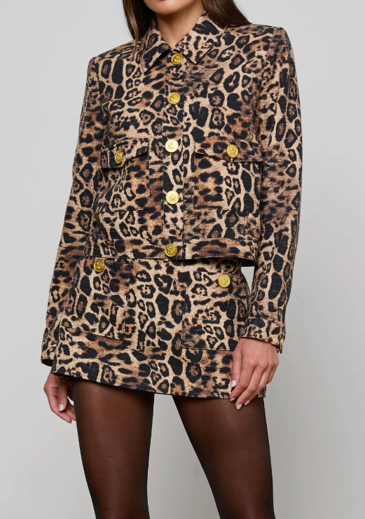 L'AGENCE nyx cropped jacket