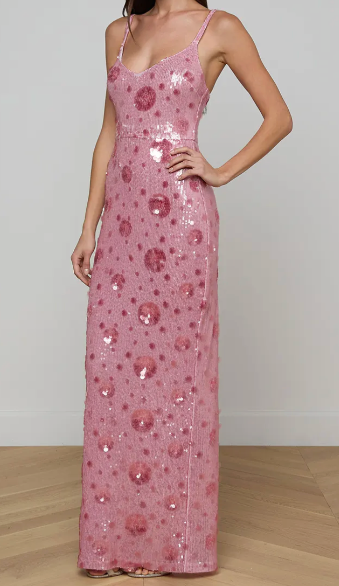 L'AGENCE karma maxi dress