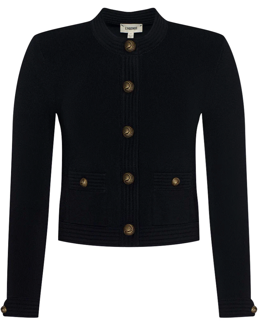 L'AGENCE patsy crop cardigan