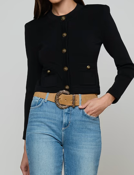 L'AGENCE patsy crop cardigan
