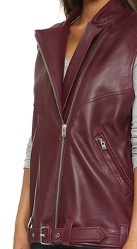 Iro womens Abrega leather vest