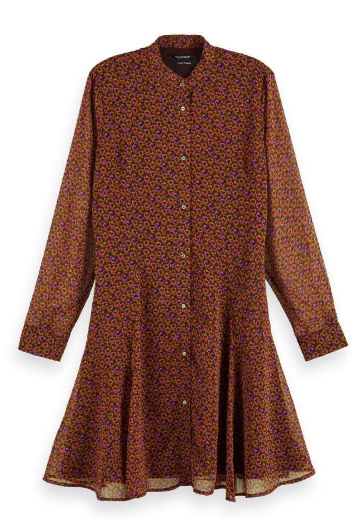 Scotch & soda drapey print dress