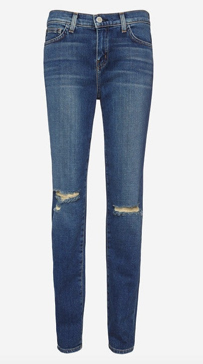 L’Agence mon jules perfect fit distressed jean